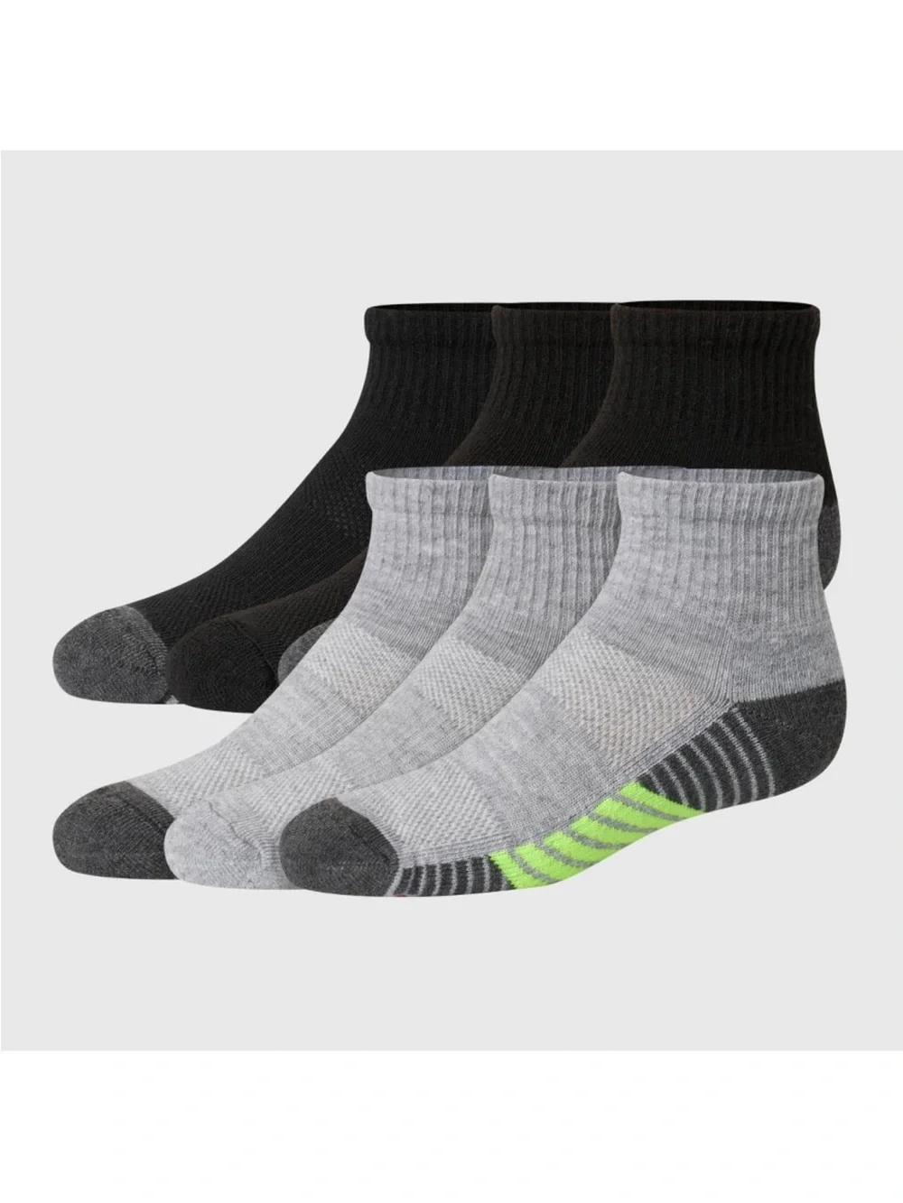 12 Hanes Boys Premium Ankle Athletic Sock 2 pack of 6 each